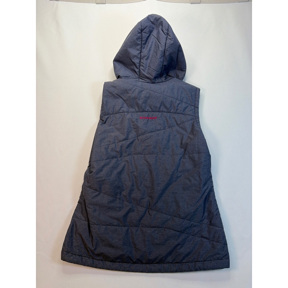 Mammut Primaloft Hooded Vest Womens Medium Blue Pink Insulated 1010-19170 - Picture 2 of 8